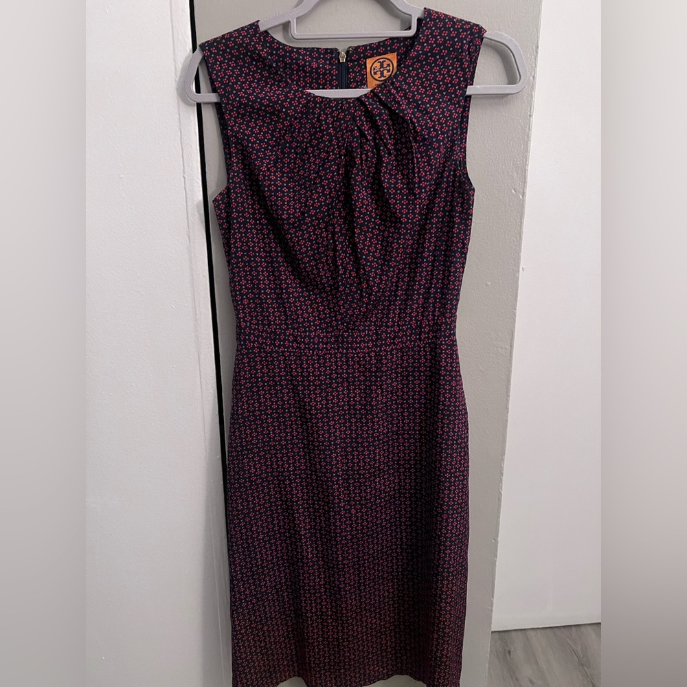Tory Burch Purple Midi Dress - Picture 2 of 12